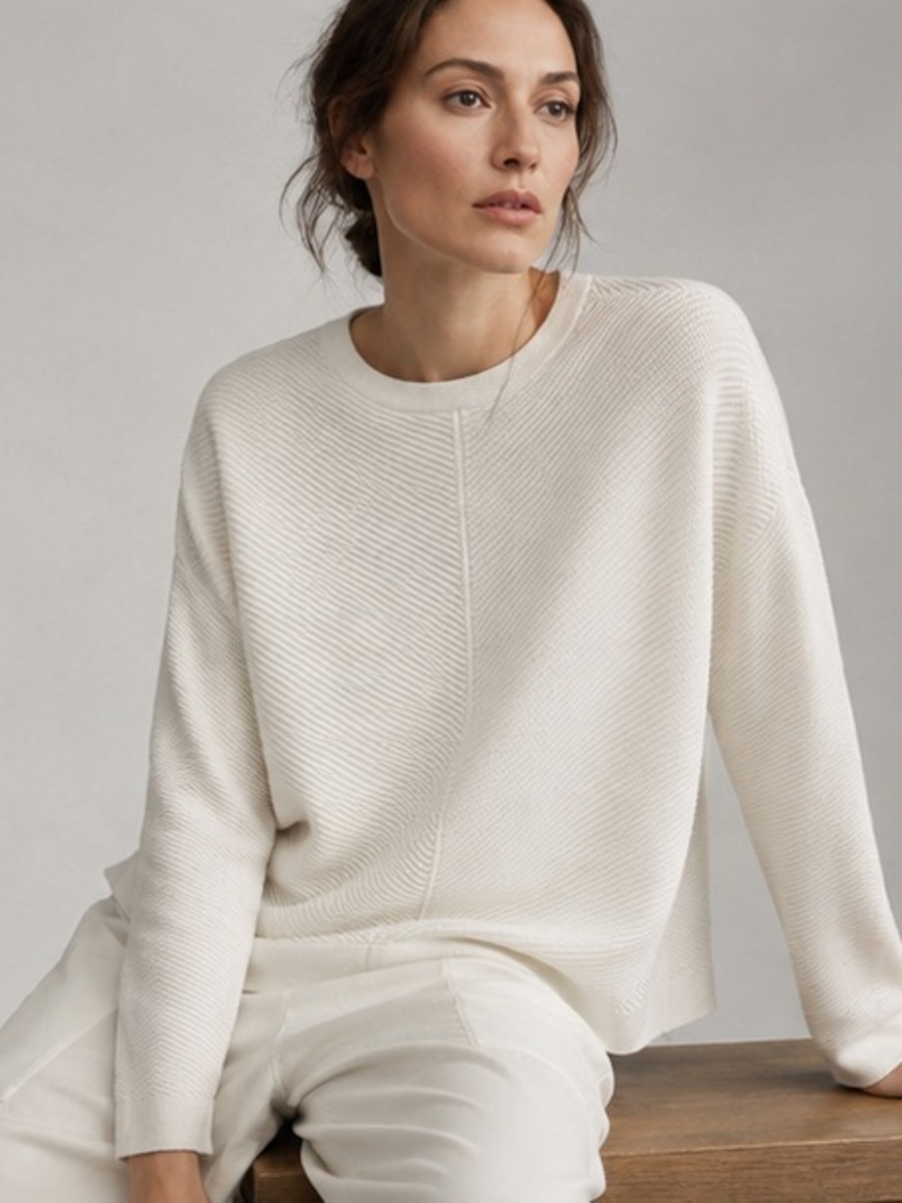 NEW Eileen Fisher Crewneck Oversized Sweater - SP